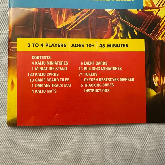 Godzilla Tokyo Clash Board Game / 100% Complete - Picture 9 of 12